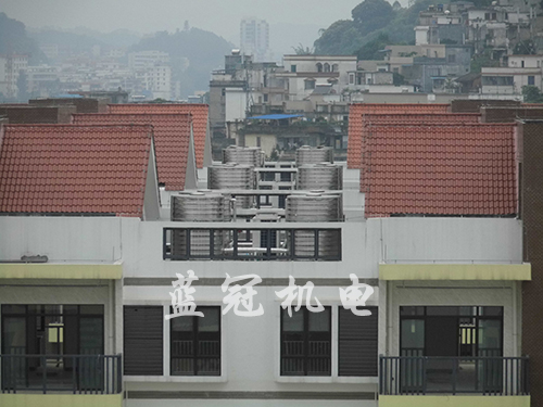 華潤水泥空氣能熱水器工程