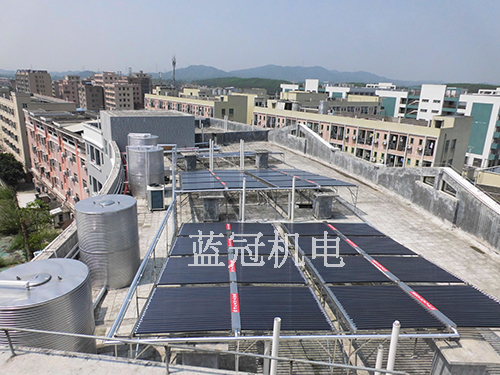 洋鑫商務(wù)酒店太陽(yáng)能空氣能熱水工程整體圖