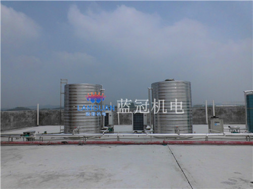江門永堅(jiān)工廠員工宿舍空氣能熱水工程
