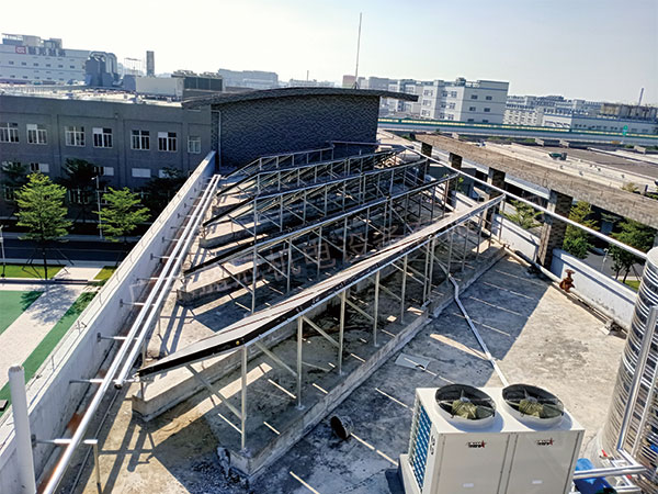 太陽(yáng)能+空氣能熱水工程